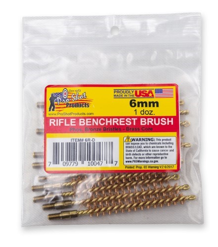 PROSHOT 6MM/.243 CAL. BRUSH - 12 QTY. BULK PACK 6R-D - Win Repeating Arms Promotion